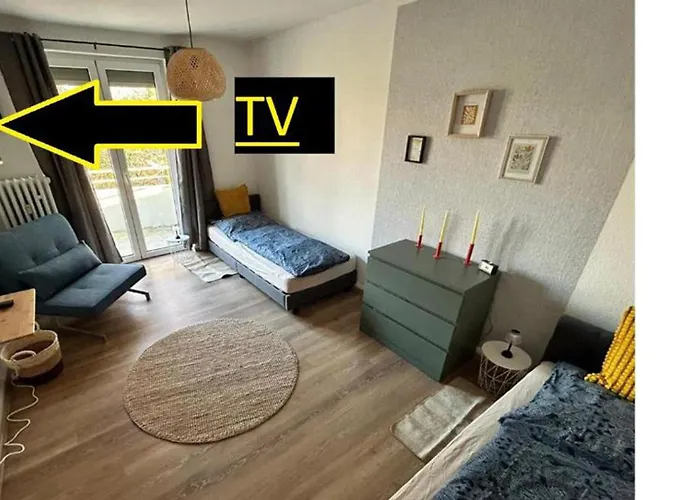 Saniert Zentrale 2zi Messe 公寓 *